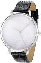 Whimsical es T0840009 Golf Lover Black Leather And Silvertone Photo