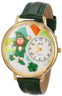 Whimsical es Unisex G1224001 St. Patrick's Day Irish Flag Green Leather