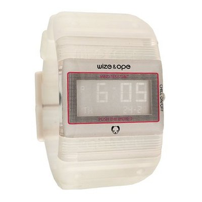 Wize & Ope Unisex Seventy Seven Digital WO-77-7 with White Dial and Touch Screen