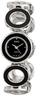 XOXO XO5213 Black Dial Black Enamel Bracelet