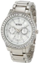 XOXO XO5331 Silver-tone Bracelet With Rhinestones Accent