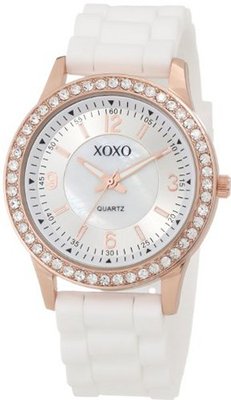 XOXO XO8038 White Bumpy Silicone Rubber Strap