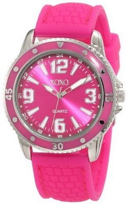 XOXO XO8070 Fuchsia Analog Silicone Strap