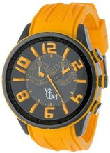 Yachtman YM759-YE Round Black Dial with Yellow Silicone Strap
