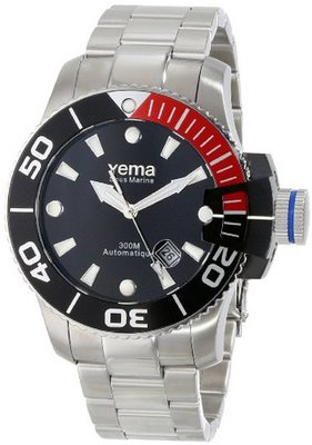 Yema YMHF0301 Sous Marine Analog Display Japanese Automatic Silver