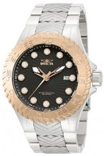 Invicta 12927 Pro Diver Black Rose Dial Auto 3H Stainless Steel