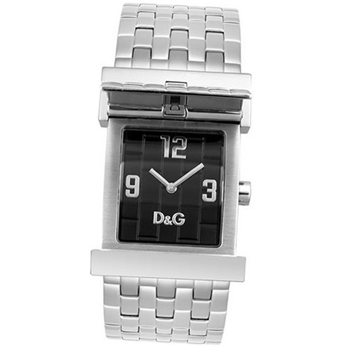 d&g silver watch
