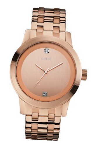 Guess GUESS U0103G2 Rose Gold-Tone Diamond Men, United States - All Watches